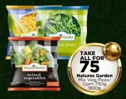 Check Star Natures Garden Mix Veg/ Peas/ Corn offer
