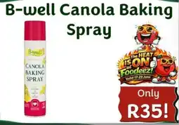 Foodeez B-well Canola Baking Spray offer