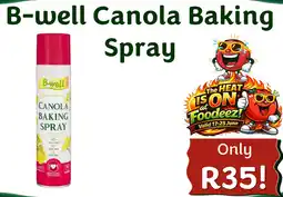 Foodeez B-well Canola Baking Spray offer