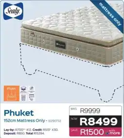 Sleepmasters Sealy Phuket 152cm Mattress offer