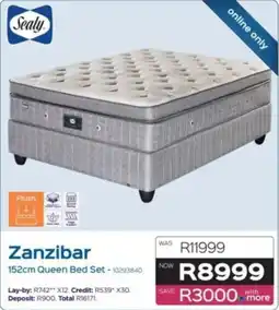 Sleepmasters Sealy Zanzibar 152cm Queen Bed Set offer