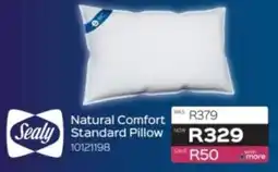 Sleepmasters Sealy Natural Comfort Standard Pillow offer