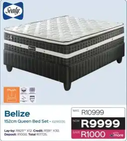 Sleepmasters Sealy Belize 152cm Queen Bed Set offer