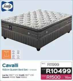 Sleepmasters Sealy Cavalli 152cm Queen Bed Set offer