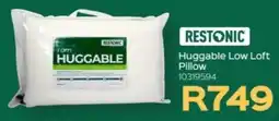 Sleepmasters Restonic Huggable Low Loft Pillow offer