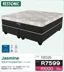 Sleepmasters Restonic Jasmine 183cm King Bed Set offer