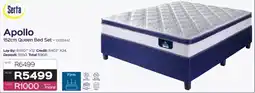 Sleepmasters Serta Apollo 152cm Queen Bed Set offer
