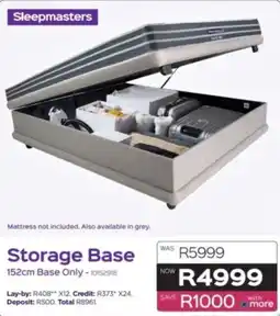 Sleepmasters Sleepmasters Storage Base 152cm Base offer