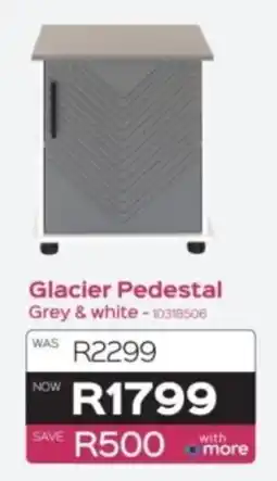 Sleepmasters Steel&Rose Glacier Pedestal Grey & White offer