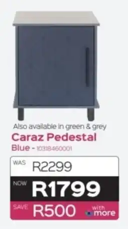 Sleepmasters Steel&Rose Caraz Pedestal Blue offer