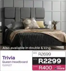 Sleepmasters Trivia Queen Headboard offer