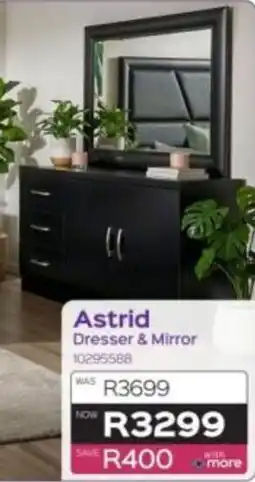 Sleepmasters Astrid Dresser & Mirror offer