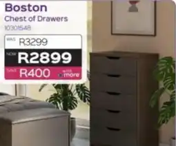 Sleepmasters Boston Chest of Drawers offer