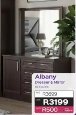 Sleepmasters Albany Dresser & Mirror offer