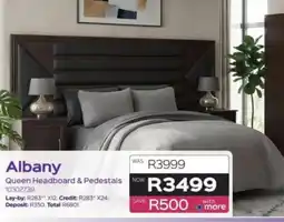 Sleepmasters Albany Queen Headboard & Pedestals offer