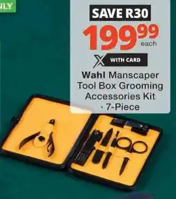 Checkers Hyper Wahl Manscaper Tool Box Grooming Accessories Kit offer