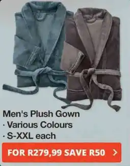 Checkers Hyper Men's Plush Gown offer