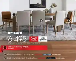 Rochester Parker dining table offer