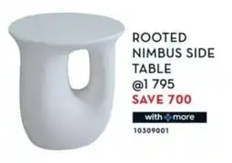 Rochester Rooted nimbus side table offer