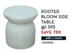 Rochester Rooted bloom side table offer