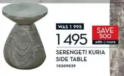 Rochester Serengeti kuria side table offer