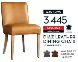 Rochester Diaz leather dining chair offer