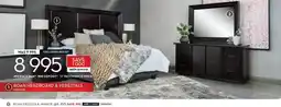 Rochester Roan headboard & pedestals offer
