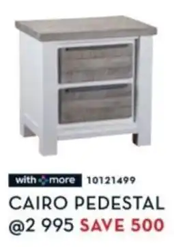 Rochester Cairo pedestal offer