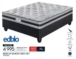 Rochester Edblo berlin queen bed set offer