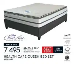 Rochester Cloud nine health care queen bed set offer