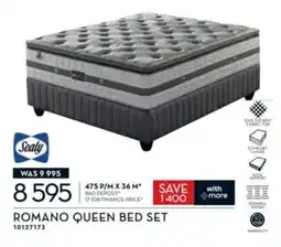 Rochester Sealy romano queen bed set offer