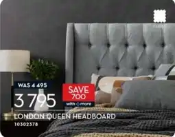 Rochester London queen headboard offer