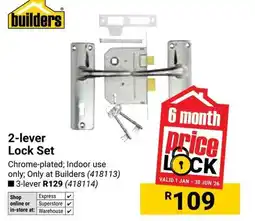 Builders Warehouse Builders 2-lever Lock Set offer