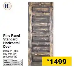 Builders Warehouse Pine Panel Standard Horizontal Door offer