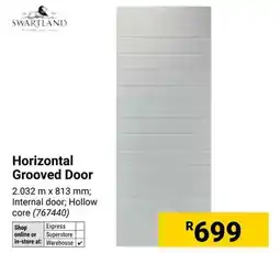 Builders Warehouse Swartland Horizontal Grooved Door offer