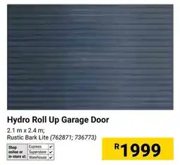 Builders Warehouse Hydro Roll Up Garage Door offer