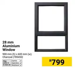 Builders Warehouse Kayo 28 mm Aluminium Window Charcoal offer