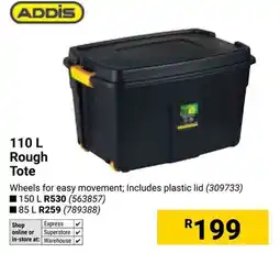 Builders Warehouse Addis Rough Tote offer
