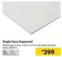 Builders Warehouse Single Face Supawood offer