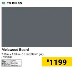 Builders Warehouse PG Bison Melawood Board offer