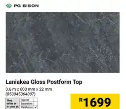 Builders Warehouse PG Bison Laniakea Gloss Postform Top offer