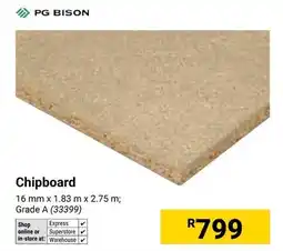 Builders Warehouse PG Bison Chipboard offer