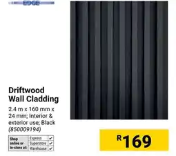Builders Warehouse Edge Driftwood Wall Cladding offer
