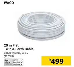 Builders Warehouse Waco Flat Twin & Earth Cable offer