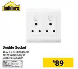 Builders Warehouse Builders Double Socket offer