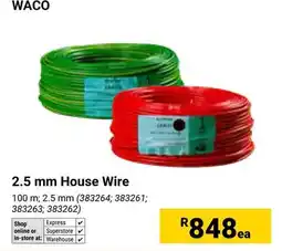 Builders Warehouse Waco House Wire offer