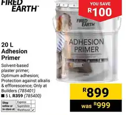 Builders Warehouse Fired Earth Adhesion Primer offer