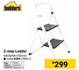 Builders Warehouse Builders 2-step Ladder offer