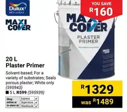 Builders Warehouse Dulux Maxi Cover Plaster Primer offer