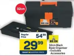 Pick n Pay Hypermarket Big Jim Black Basic Organiser offer